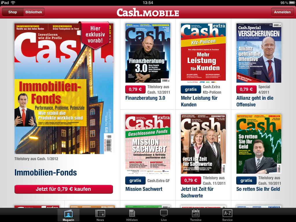 Cash.Mobile iPad App