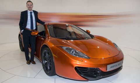 Kai Rodovsky mit dem McLaren MP4-12C