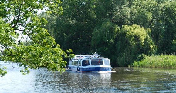 Auf der Dove Elbe schippert man durch Hamburgs idyllischen Landbezirk