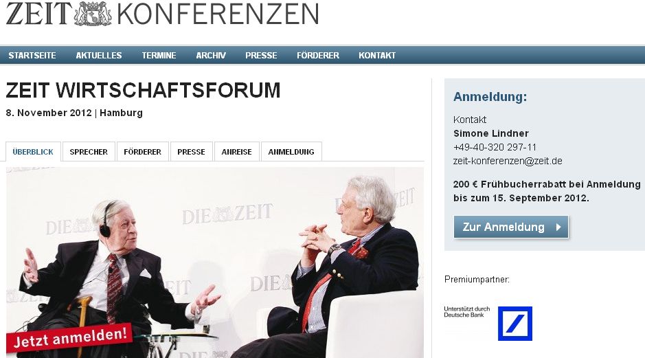 Zeit Wirtschaftsforum