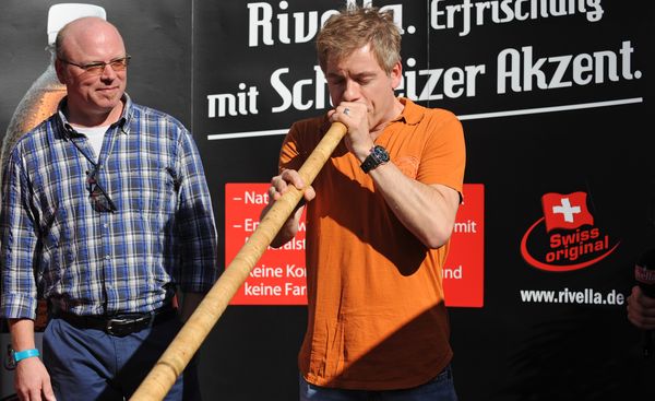 Rainer Bothe aus Hamburg (links) mit Michael Mittermeier