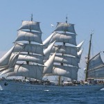 Segelschulschiff "Gorch Fock" ist auf großer Fahrt