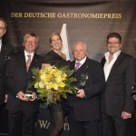 Lothar Menge, Roland Fischer, Catharina Cramer, Prof. Dr. h. c. Eckart Witzigmann, Marc Ciunis und Christoph Strenger