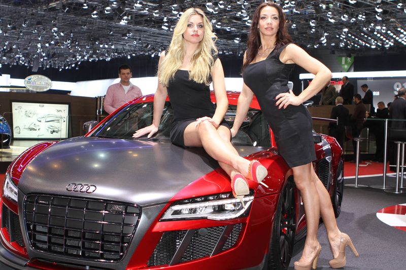 Messegirls Autosalon Genf