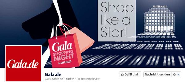 Gala Shopping Night im Hamburger Alsterhaus