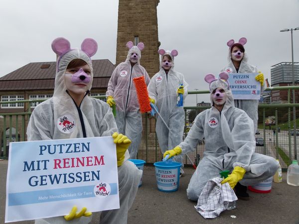 Mäuse an den Hamburger Landungsbrücken