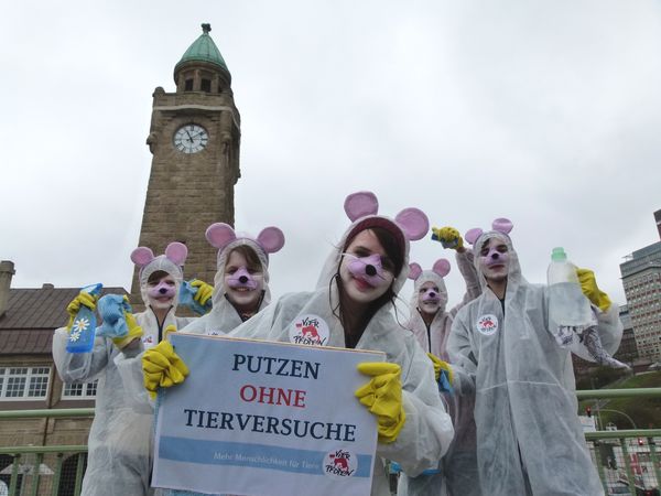 Mäuse an den Hamburger Landungsbrücken