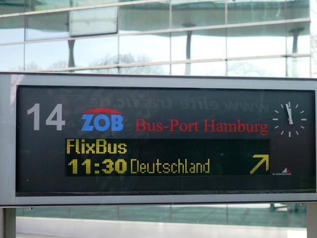 FlixBus Fernbusse starten täglich am Bus-Port Hamburg