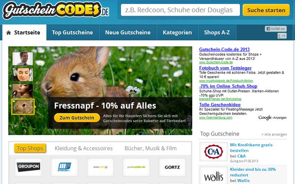 gutscheincodes.de