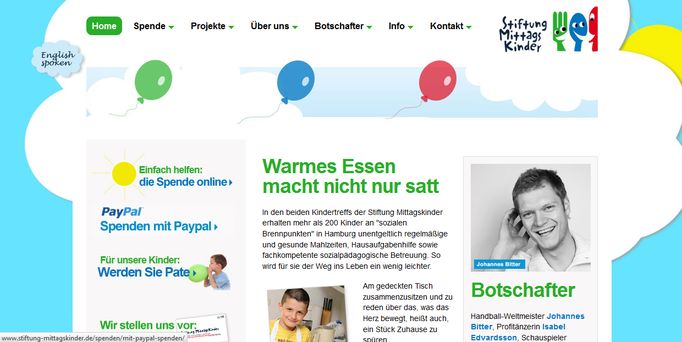 Die Hamburger Stiftung Mittagskinder verdient Unterstützung Die Hamburger Stiftung Mittagskinder verdient Unterstützung