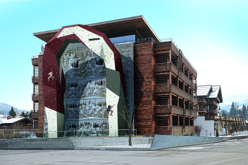 Außenkletterwand Kraxl Leo | Außenkletterwand Kraxl-Leo