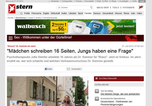 Das Hamburger Magazin Stern kämpft gegen das Sommerloch