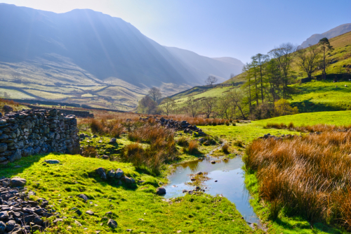 Typische Landschaft im Lake District