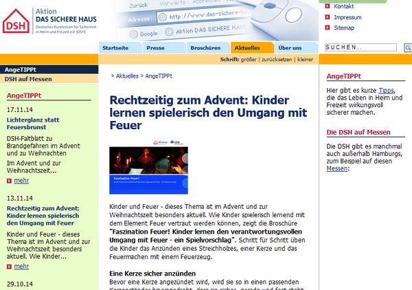 Der erste Advent steht vor der Tür So lernen Kinder den Umgang mit Feuer