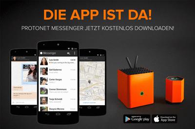 Protonet geht mit Messenger App an den Start