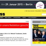 Aktuelle Medieninfos unter new-business.de
