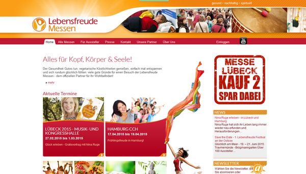 Die Lebensfreude Messen für Gesundheit, Yoga, Ernährung & Nachhaltigkeit