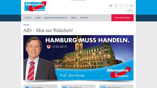 AfD - Einzug in die Hamburger Bürgerschaft | AfD - Einzug in die Hamburger Bürgerschaft