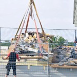 Bereits nach 12 Jahren müssen die begrünten Warmdach-Pultdächer in HH-Langenhorn ausgetauscht werden