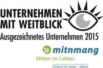 Daran erkennen wir Unternehmen mit Weitblick - das Logo