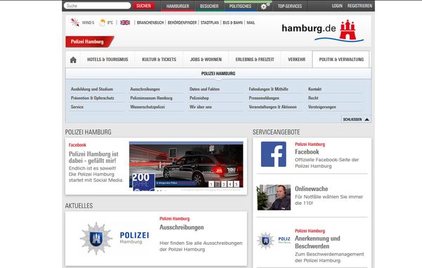 Die Hamburger Polizei bittet um ihre Mithilfe!