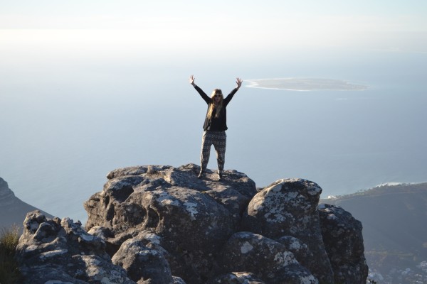 Miriam hat eine Menge gesehen in Südafrika - auch den berühmten Tafelberg  