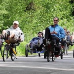 Begeisterung beim Spezialfahrrad-Event der Firma Toxy Liegerad