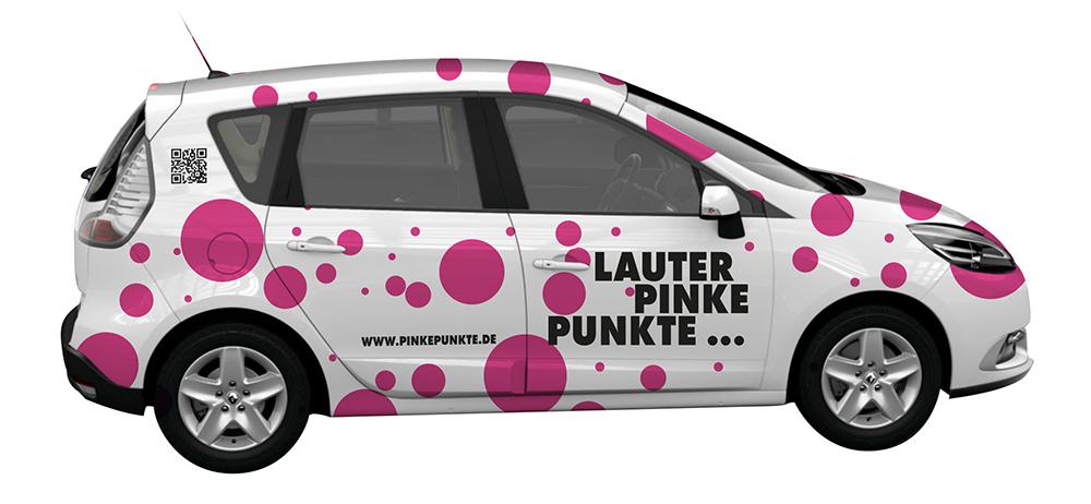 Pinke Punkte: OneWay-Miete bei Europa Service