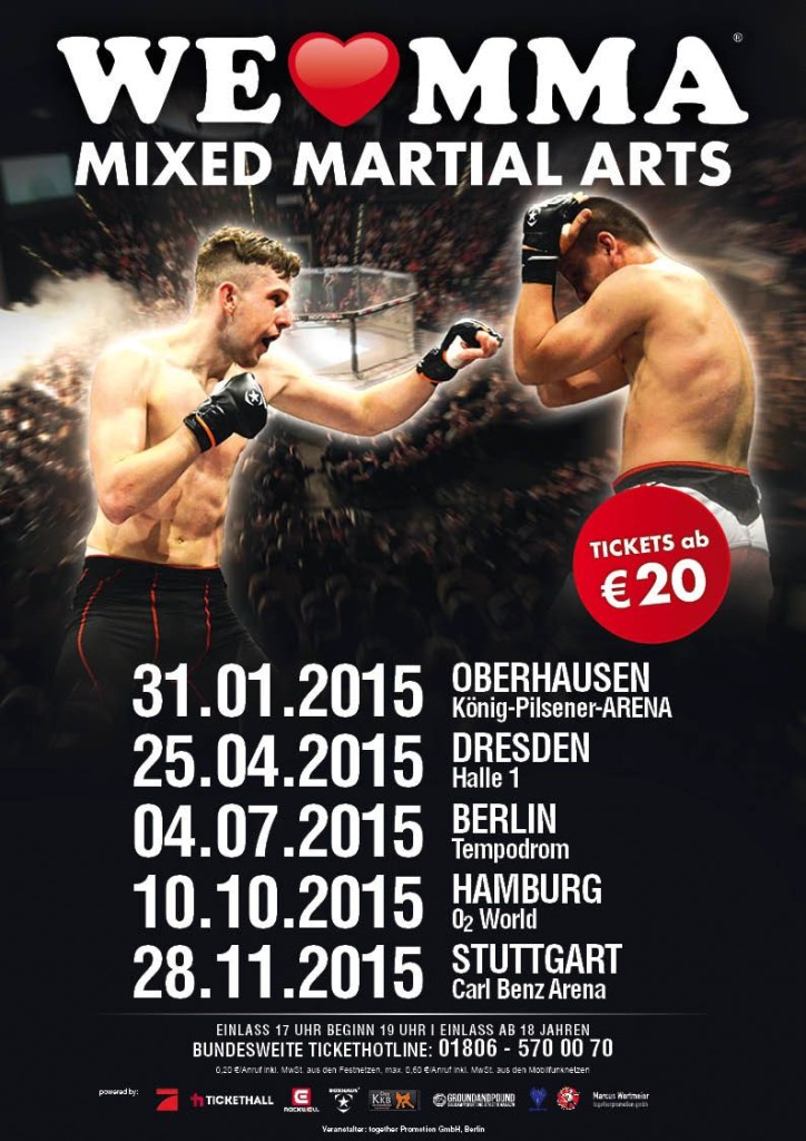 We love MMA Plakat 2015