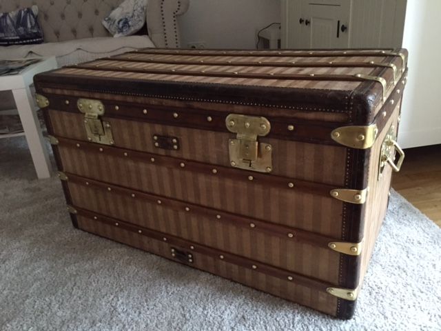 Louis Vuitton Truhe Steamer Trunk Malle Courier Rayee 