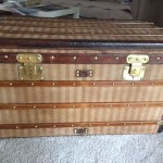 Louis Vuitton Truhe Steamer Trunk Malle Courier Rayee