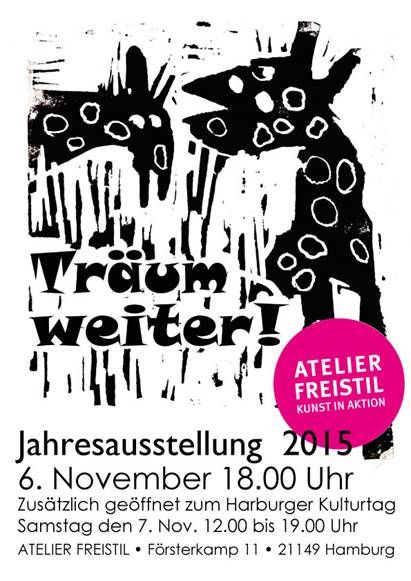 Einladungsflyer "Träum weiter!"