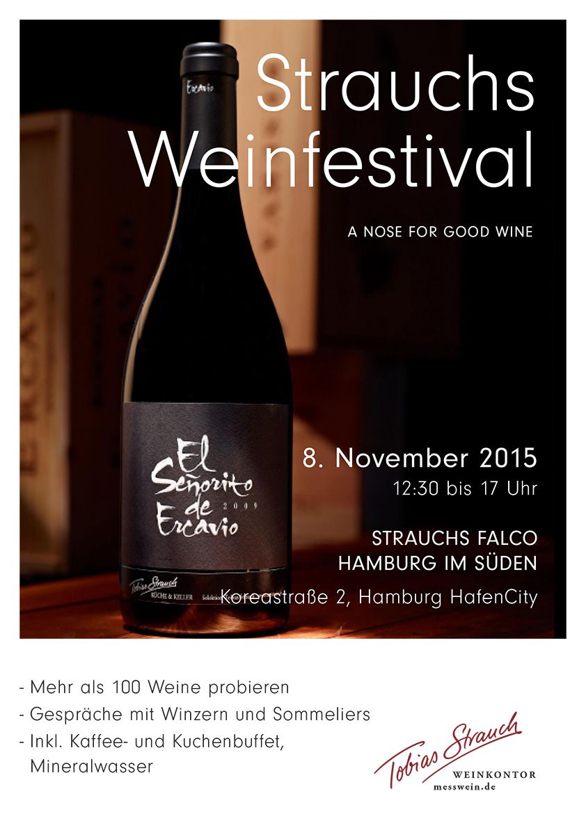 Strauchs Weinfestival in Hamburgs Hafencity