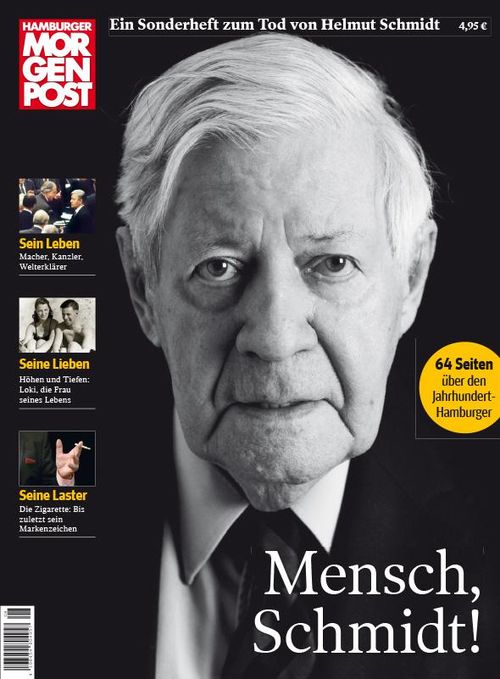 Cover der Sonderausgabe zum Tod von Helmut Schmidt