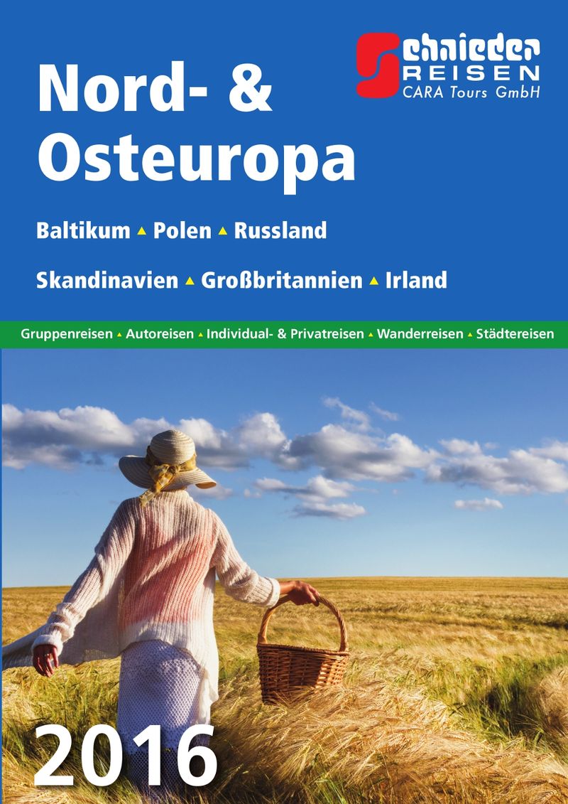 Schnieder Reisen: Neue Reisen für Nord- und Osteuropa