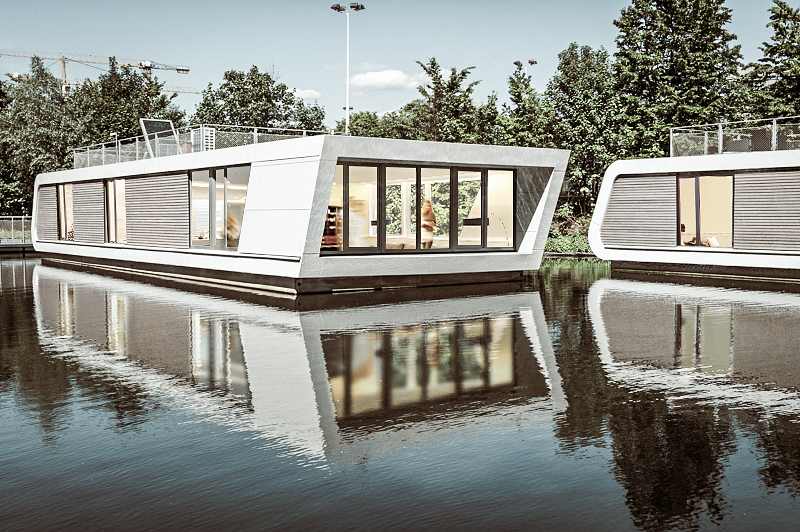 Floating Homes: Hamburgs schwimmende Häuser