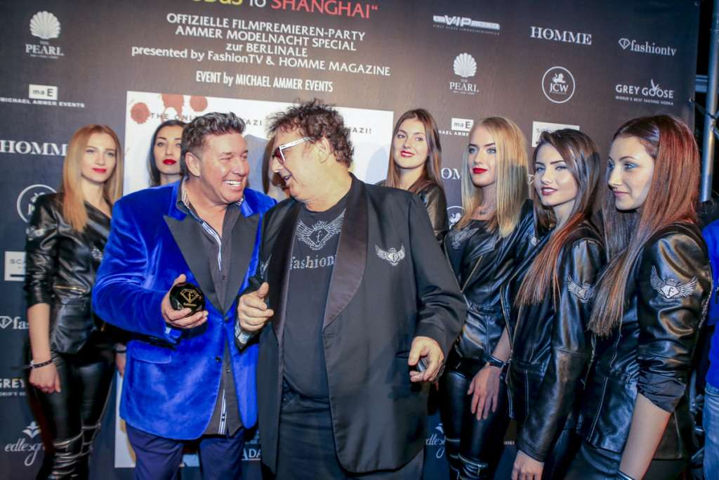 Michael Ammer, Michel Adam und Fashion TV Models | Michael Ammer, Michel Adam und Fashion TV Models