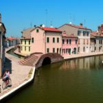 Das malerische Zentrum von Comacchio