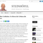 Screenshot der Website des Blogs Joachim Steinhöfel