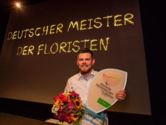 Stephan Triebe aus Hamburg gewinnt die Deutsche Meisterschaft der Floristen 2016