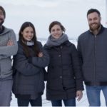 Nils Loof (Regisseur), Hauptdarstellerin Julia Hartmann (Rolle: Julia), Rike Steyer (Produzentin) und Schauspieler Bernhard Piesk (Rolle: Felix)
