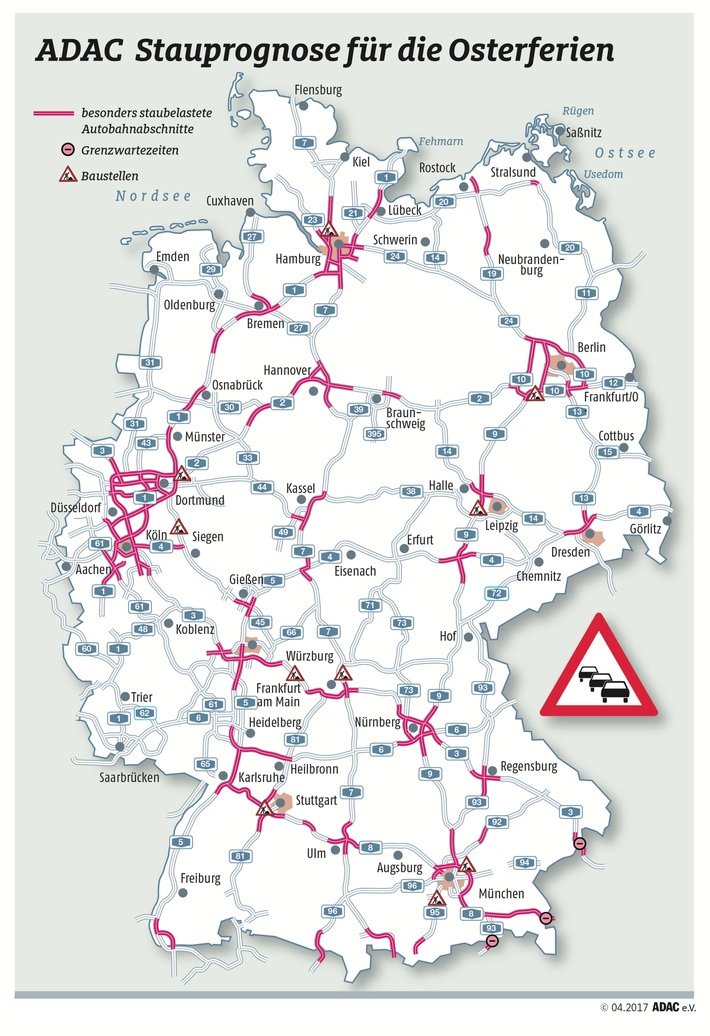 Ferien und fast 400 Baustellen bremsen den Verkehr