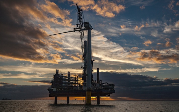 Und hier der Offshore-Windpark Burbo Bank Extension bei Liverpool