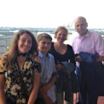 Sara Dagani aus Mailand mit ihrer Gastfamilie Mian, Kathrin und Torben