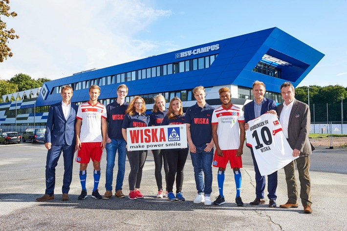 Norddeutsches Industrieunternehmen Wiska wird offizieller Förderer des HSV-Nachwuchses