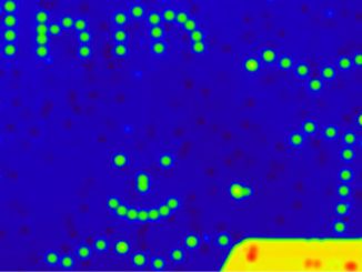 Dieses kleine Gemälde wurde von unseren Besuchern mit einzelnen Atomen erstellt