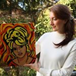 Madame Brigitte ist eines der Pop-Art-Porträts in der Galerie arthausfamily