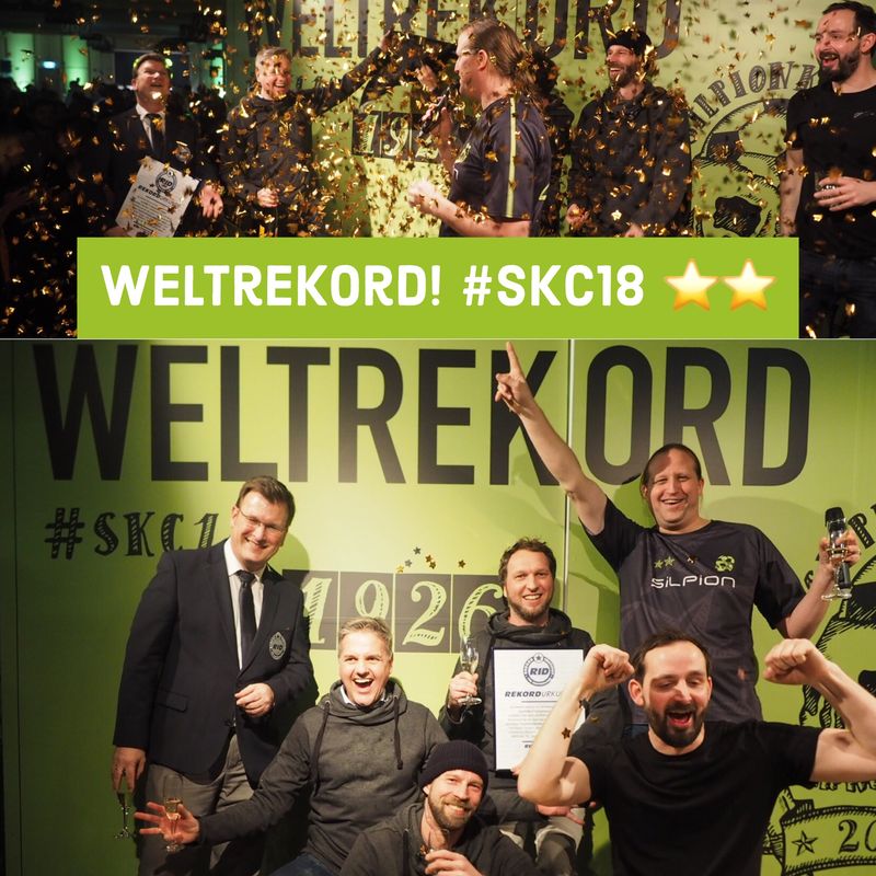 Rekord-Institut für Deutschland bestätigt den neuen Weltrekord im "Terminal Tango"