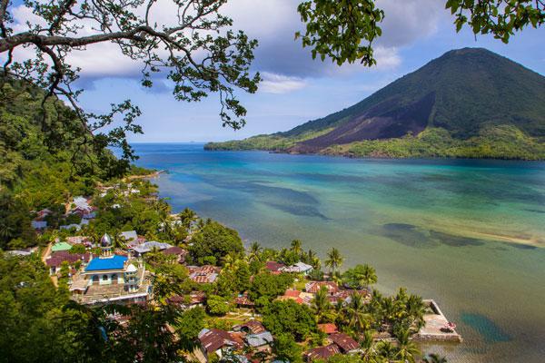 Die Gewürzinseln in Indonesien 