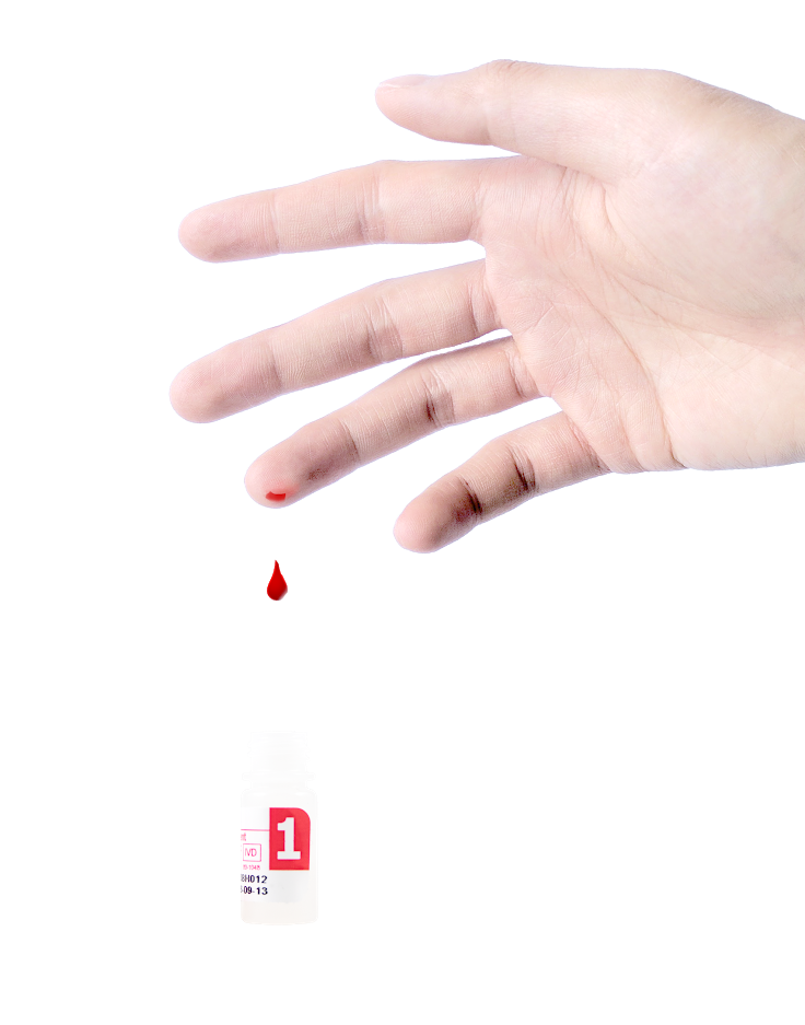 INSTI Blood Drop1 | Schon ein einziger kleiner Tropfen bringt Gewissheit